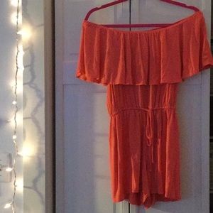 Women’s old navy super soft peach romper